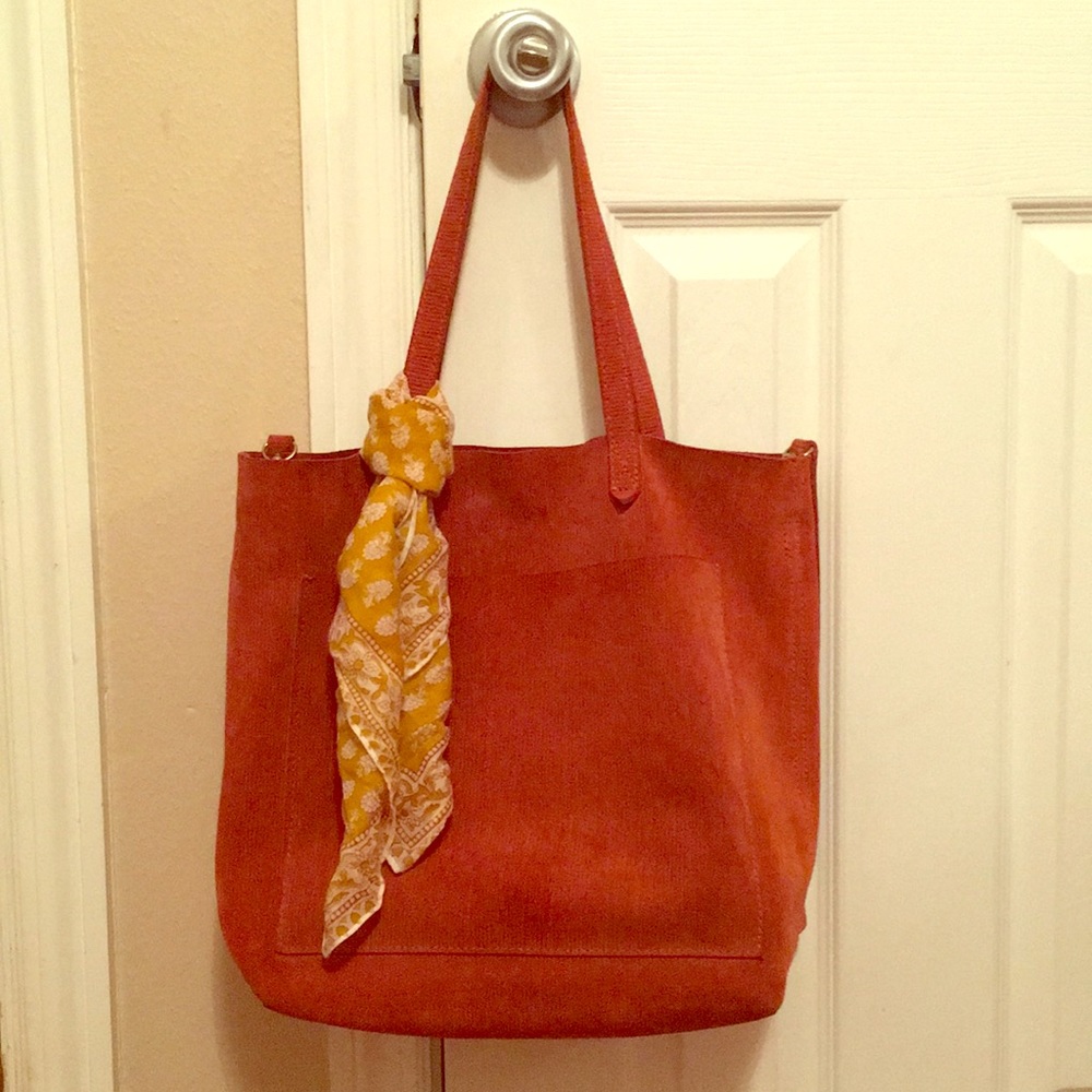 Madewell corduroy transport tote bag
